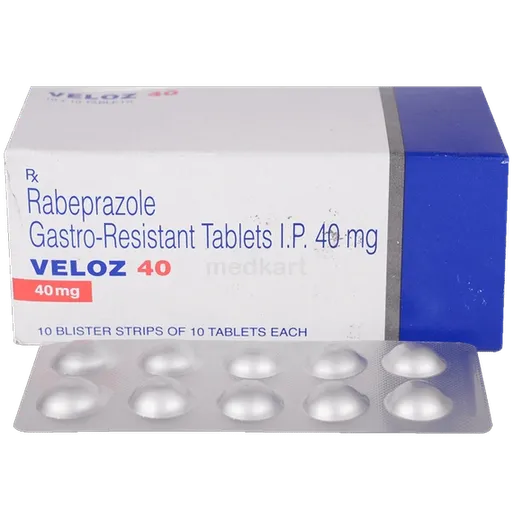 veloz 40mg tablet 10's